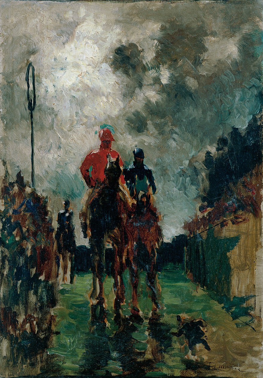 The Jockeys av Henri de Toulouse Lautrec