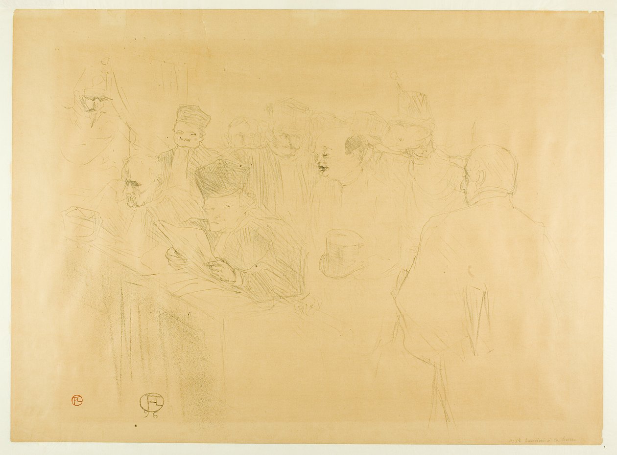 Lebaudy-rättegången, Mademoiselle Marsy ger bevis av Henri de Toulouse Lautrec