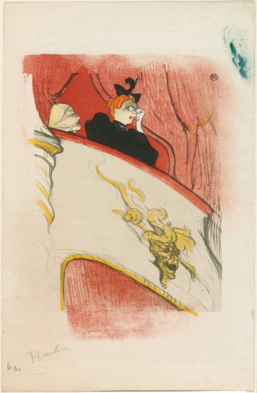 Logen med den förgyllda masken av Henri de Toulouse Lautrec