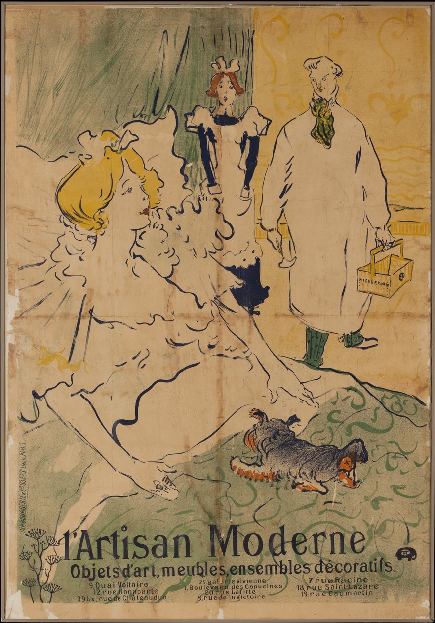 Den moderna hantverkaren av Henri de Toulouse Lautrec