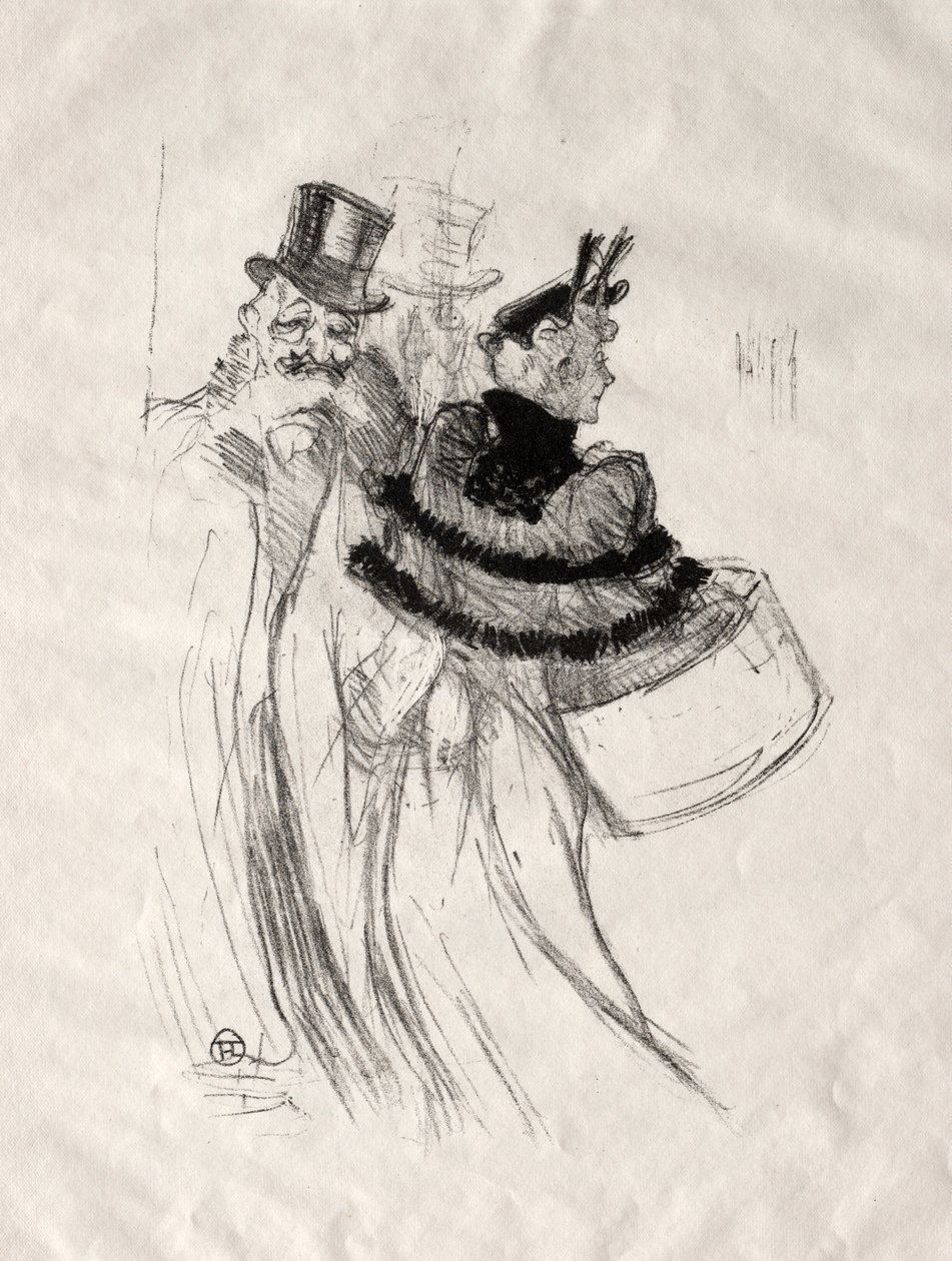 De gamla herrarna, 1894. av Henri de Toulouse Lautrec