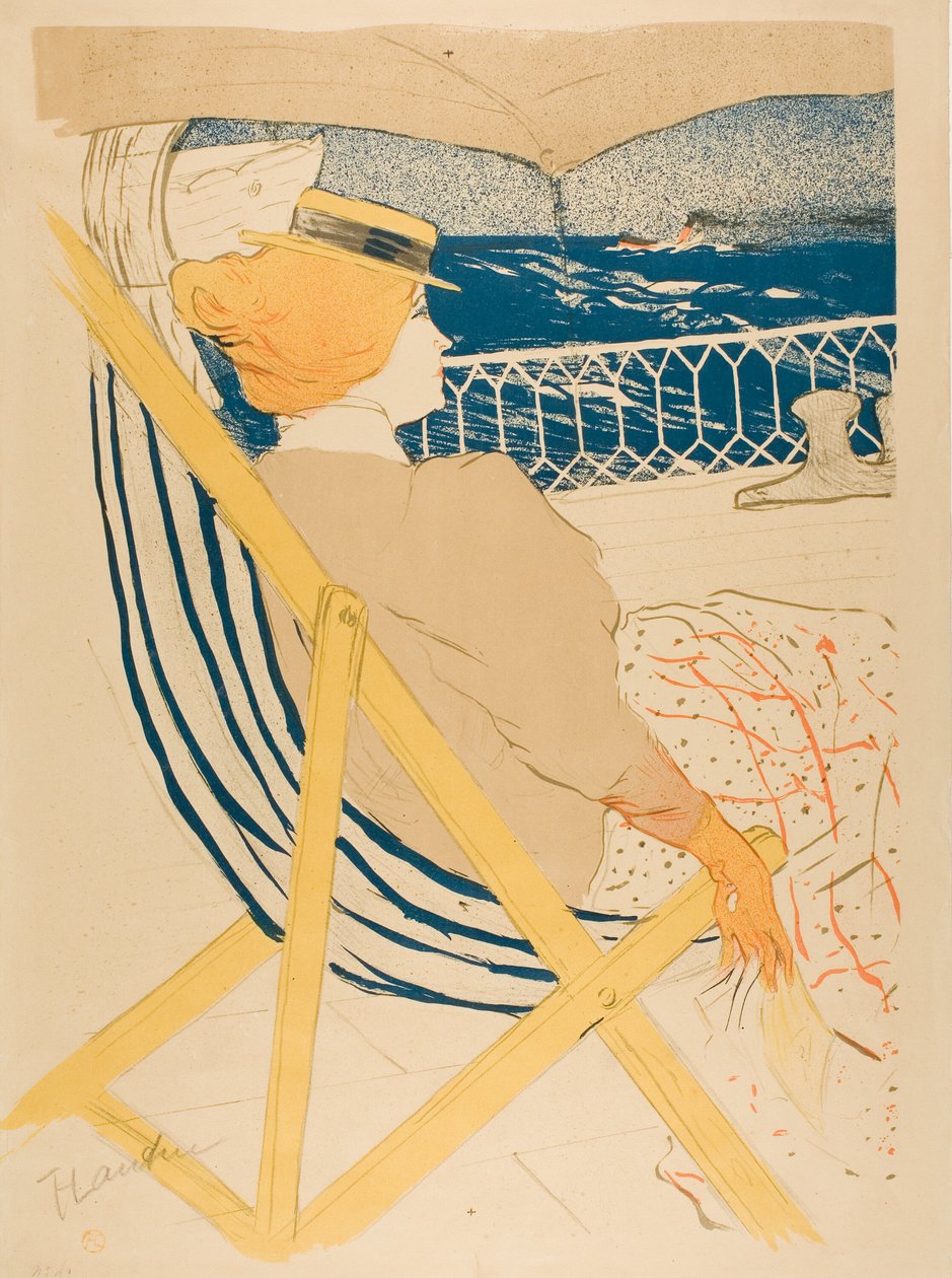 Passageraren i hytt 54—kryssning av Henri de Toulouse Lautrec