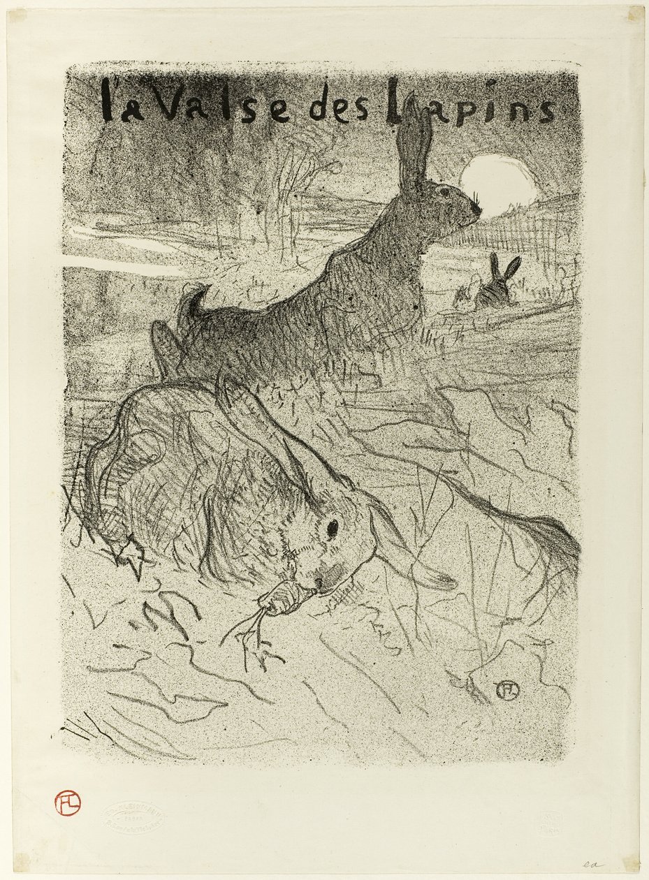 Kaninernas vals av Henri de Toulouse Lautrec