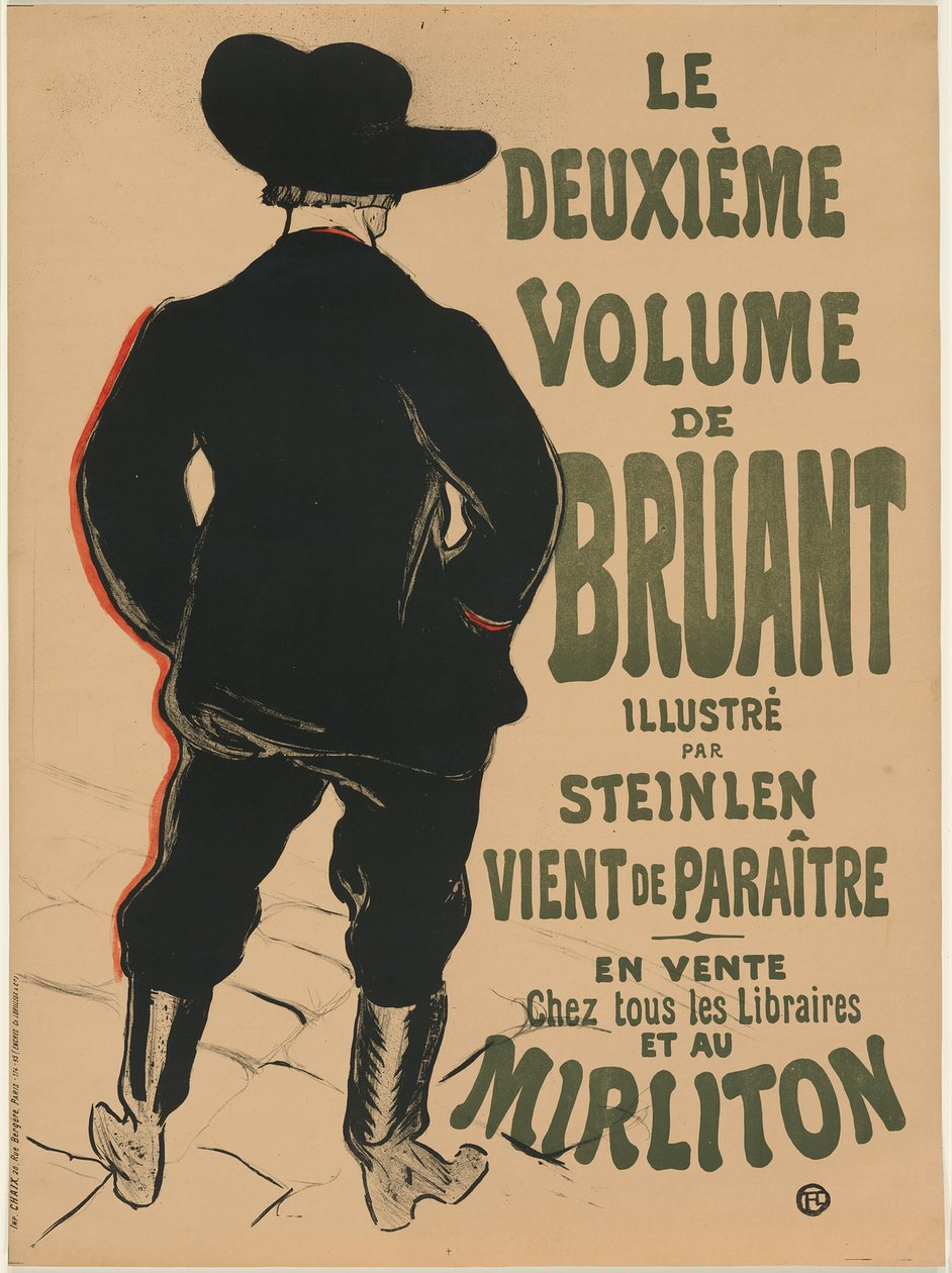 Andra volymen av Bruant av Henri de Toulouse-Lautrec