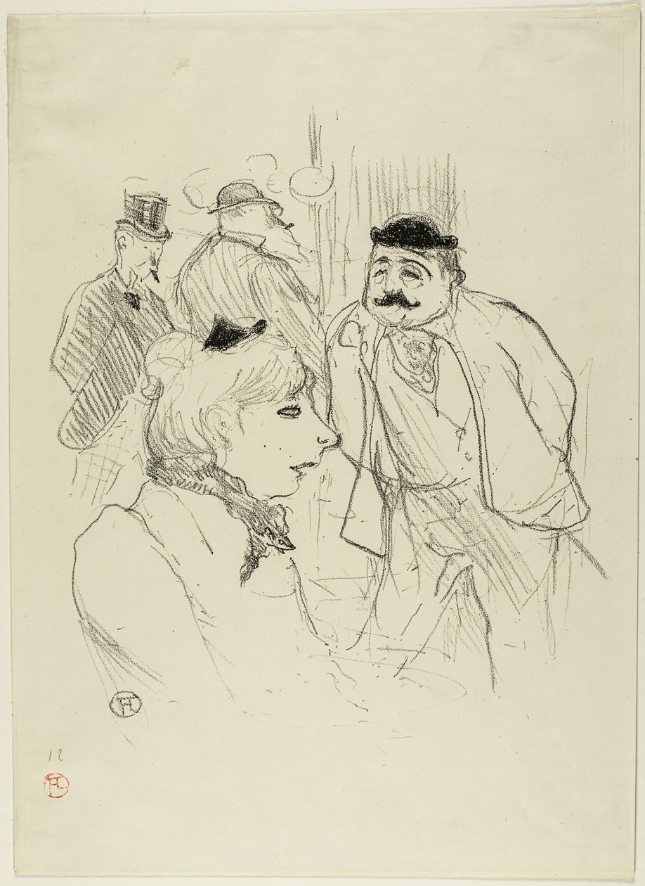 Stjälken—Moulin Rouge av Henri de Toulouse Lautrec
