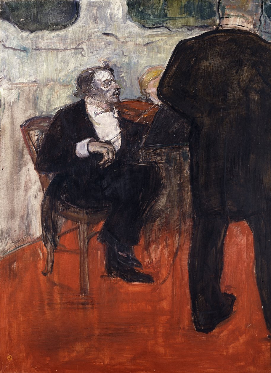 Violinisten Dancla; Le Violiniste Dancla, 1900 av Henri de Toulouse Lautrec