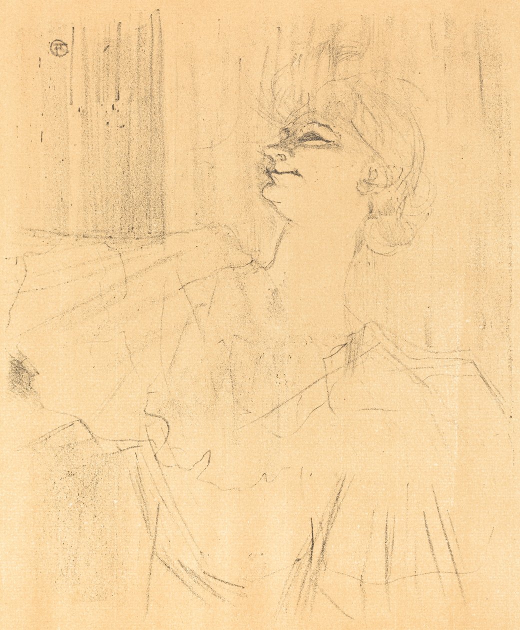 Till Menilmontant från Bruant Till Ménilmontant, från Bruant, 1898. av Henri de Toulouse Lautrec