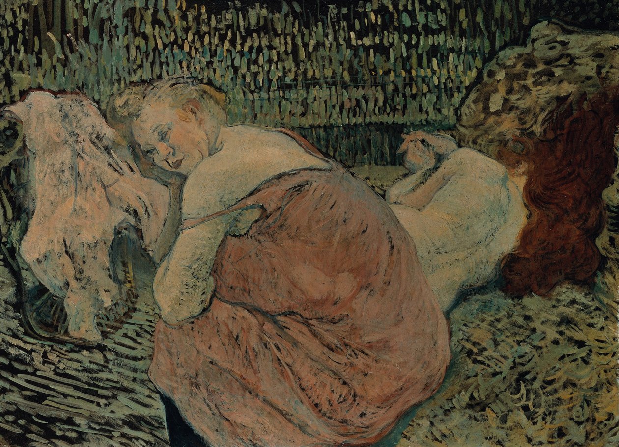 Två vänner, 1895 av Henri de Toulouse Lautrec