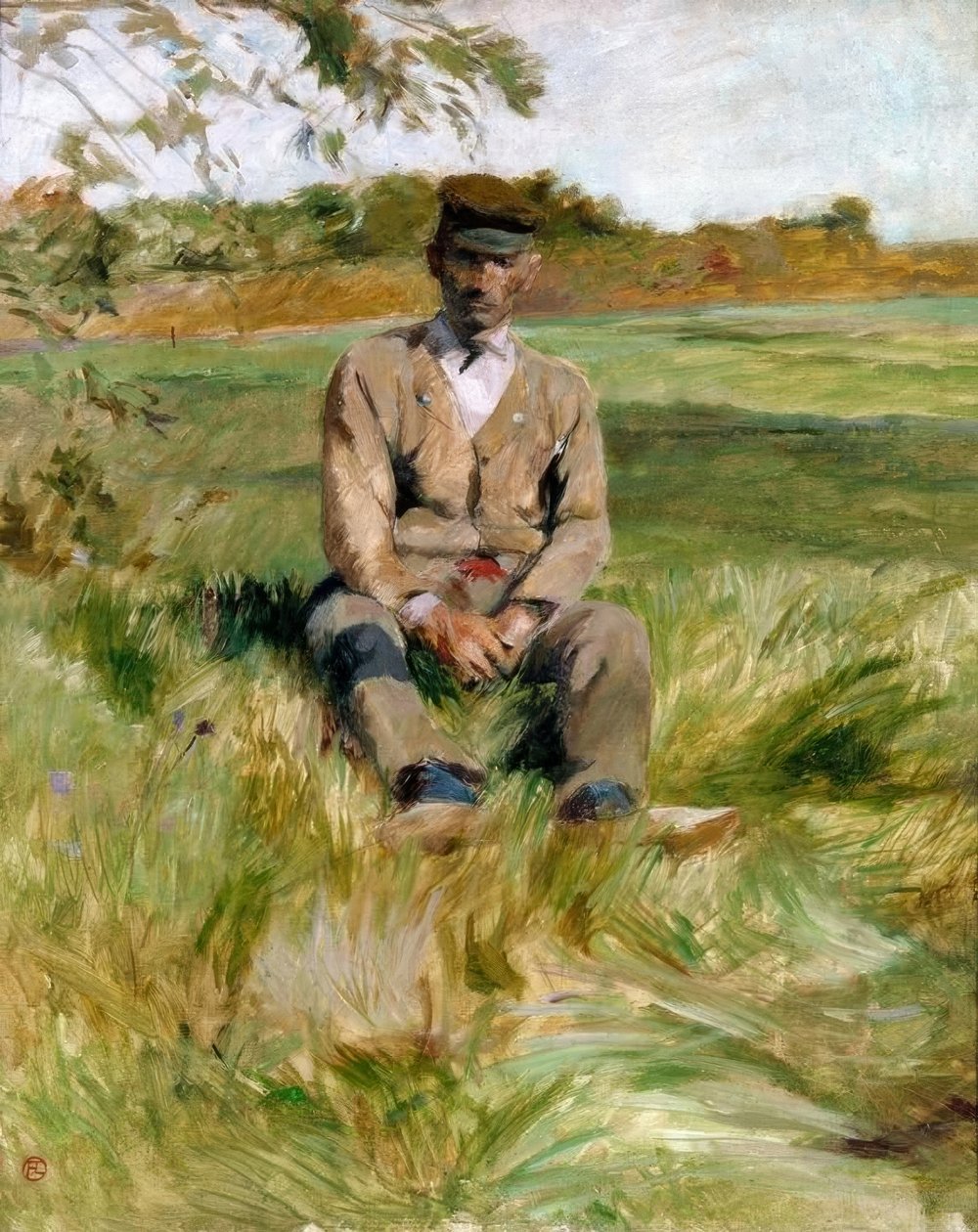 En arbetare i Céleyran av Henri de Toulouse Lautrec