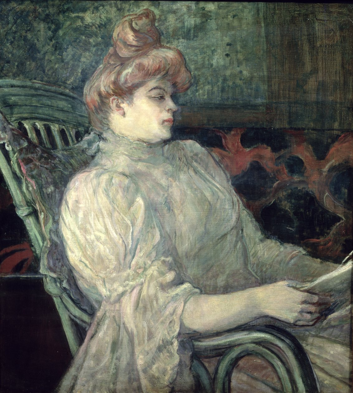 Kvinna som läser av Henri de Toulouse Lautrec