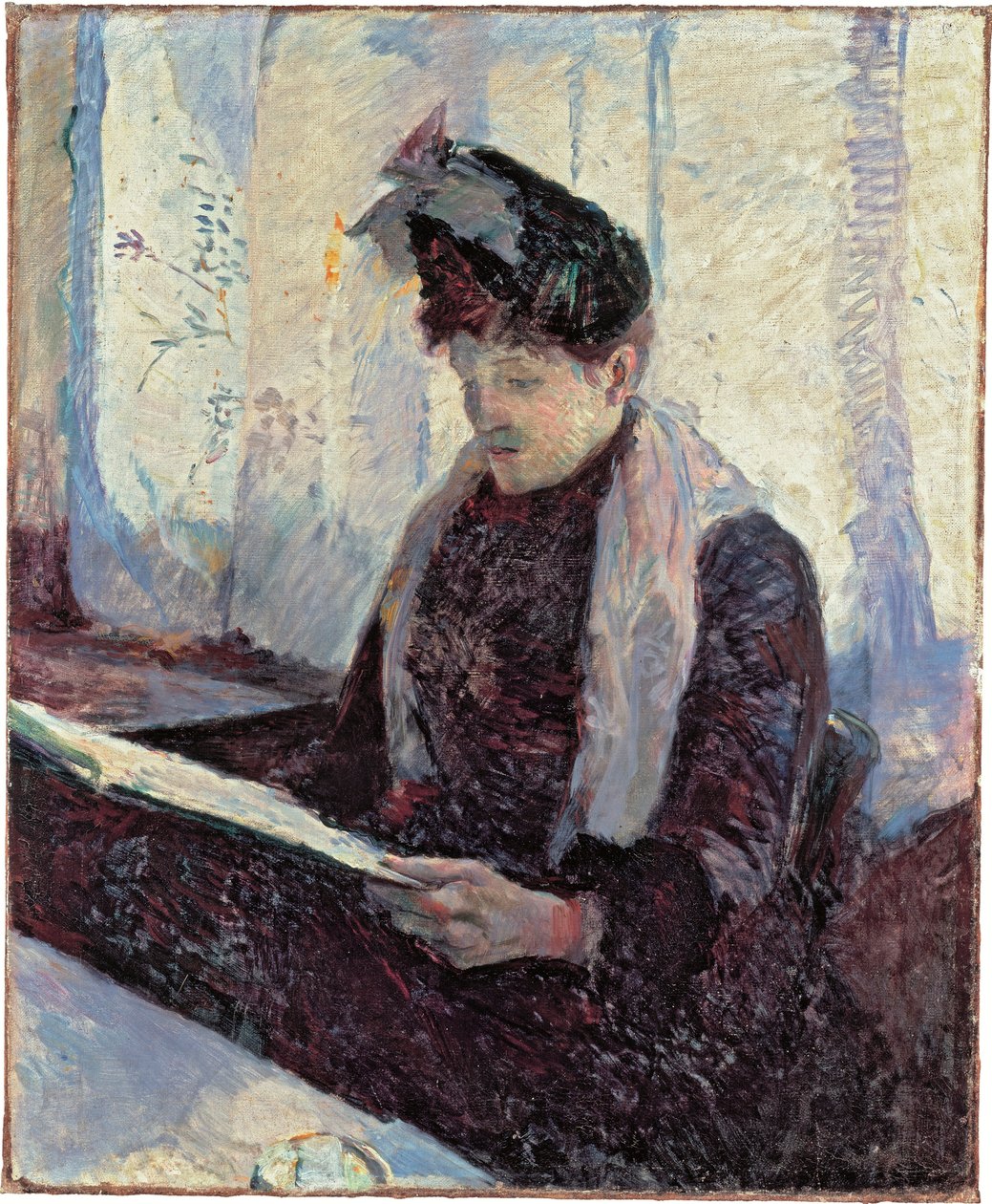 Kvinna i café av Henri de Toulouse Lautrec