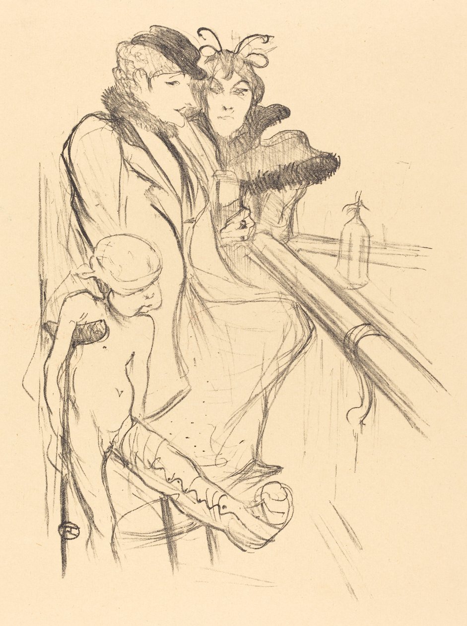 Sårade Eros (Eros vanné) av Henri de Toulouse Lautrec