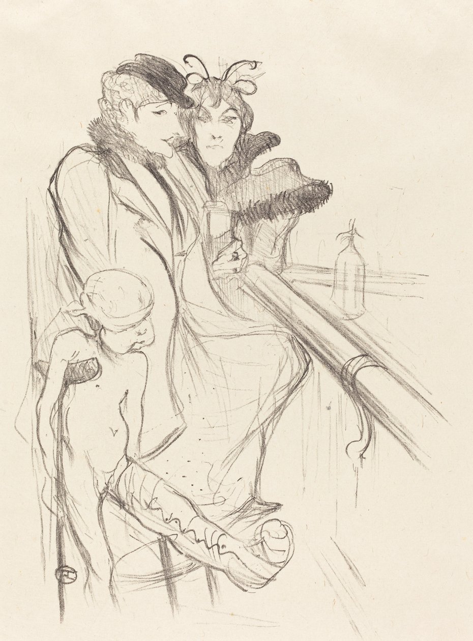 Sårade Eros (Eros vanné) av Henri de Toulouse Lautrec