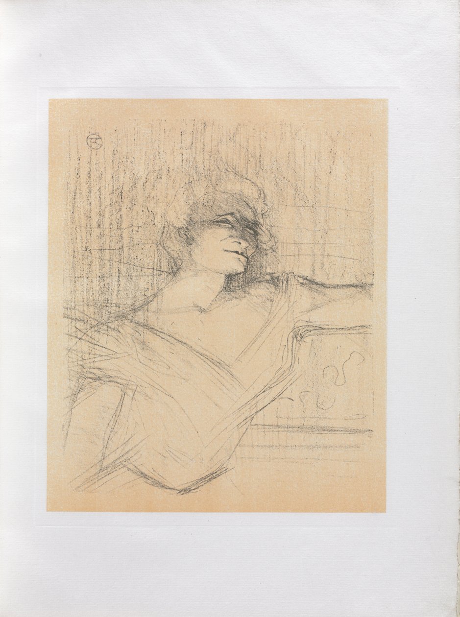 Yvette Guilbert-Engelska serien: I limmet av Henri de Toulouse Lautrec