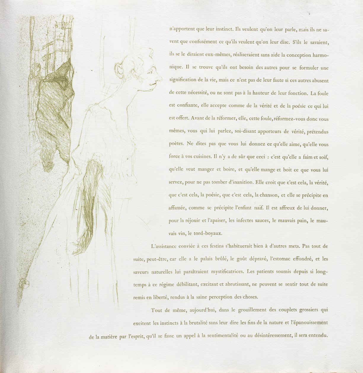 Yvette Guilbert-French Series: Nr 11 av Henri de Toulouse Lautrec