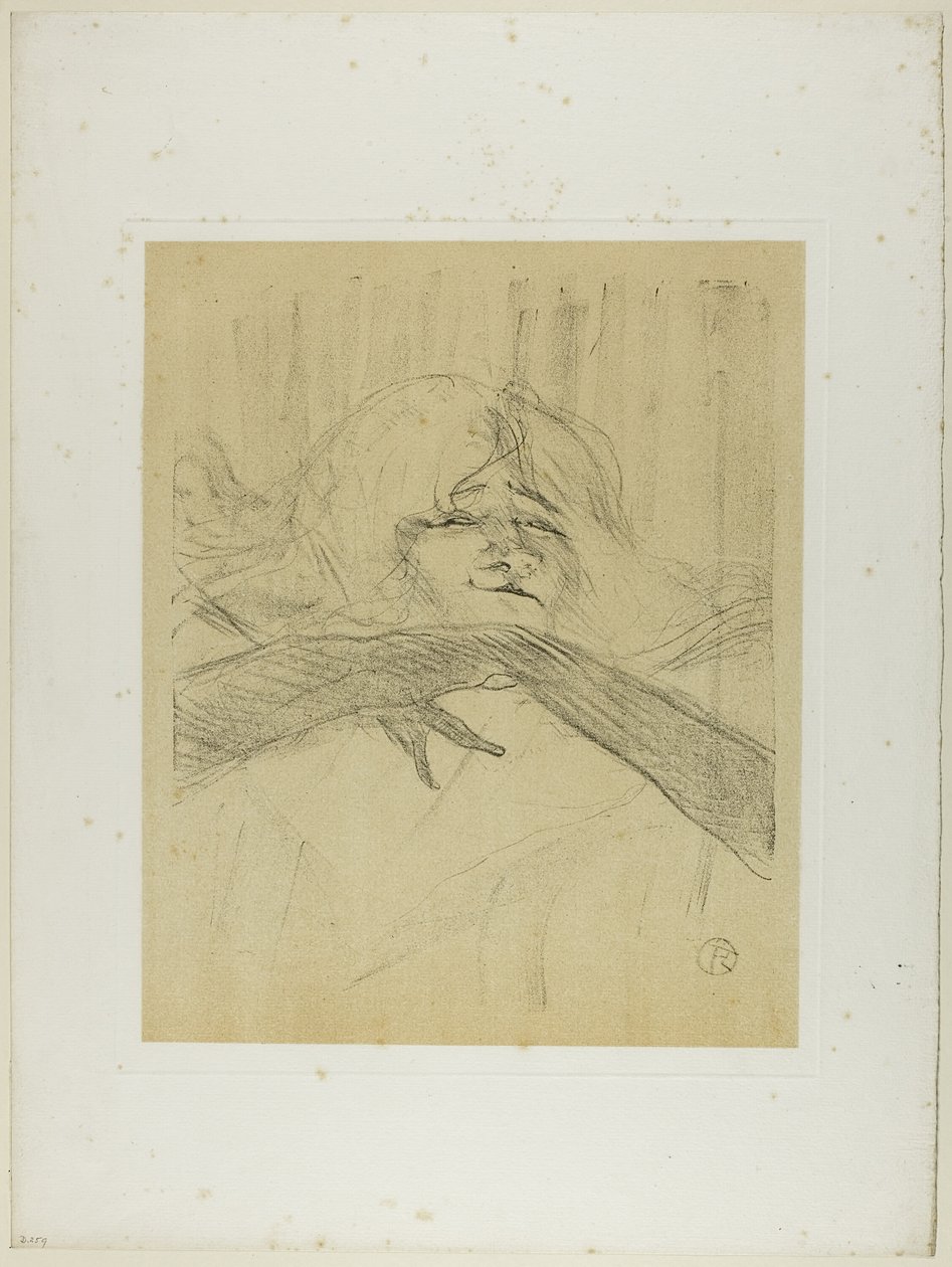 Yvette Guilbert - "Linger, Longer, Loo", från Yvette Guilbert av Henri de Toulouse Lautrec