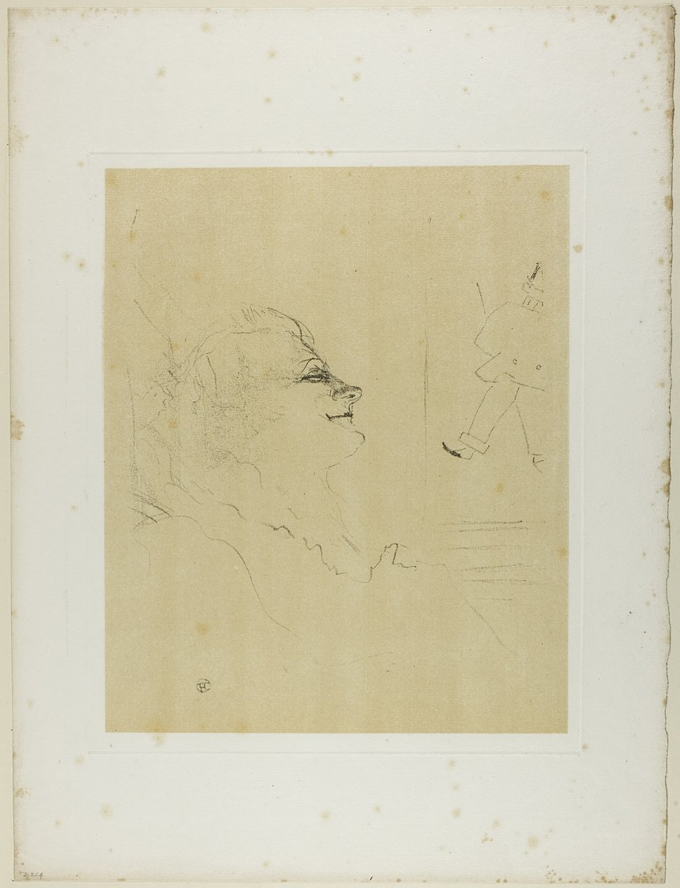 Yvette Guilbert—Pessima, från Yvette Guilbert av Henri de Toulouse Lautrec