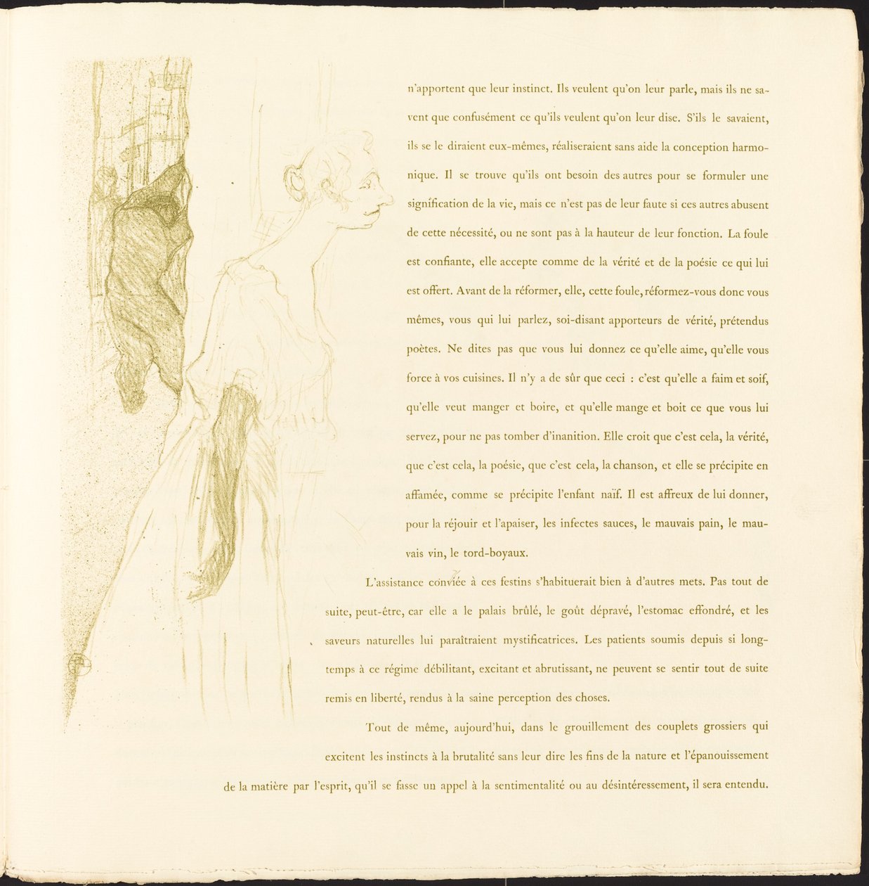 Yvette Guilbert av Henri de Toulouse Lautrec