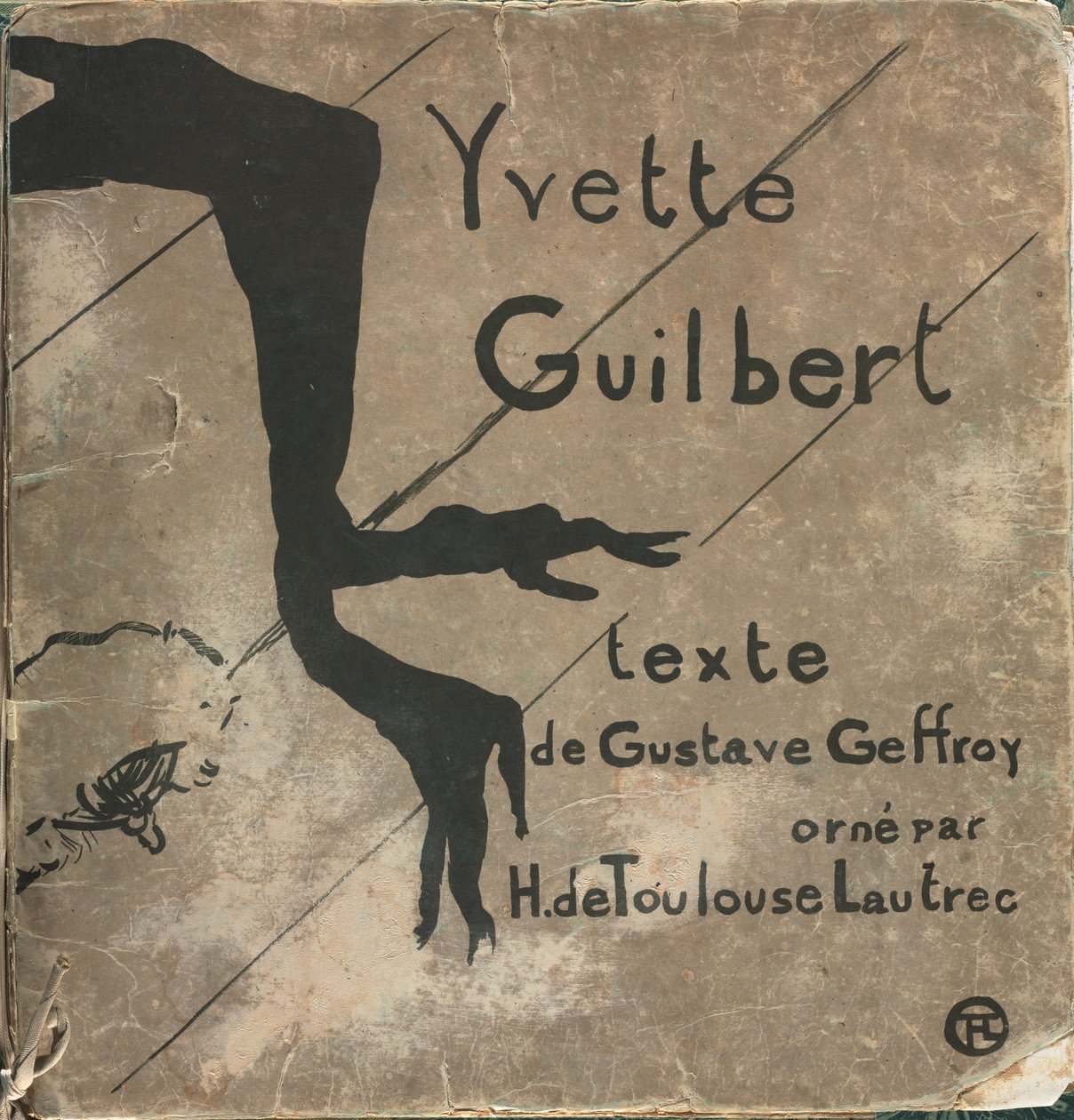 Yvette Guilbert - Franska serien av Henri de Toulouse Lautrec