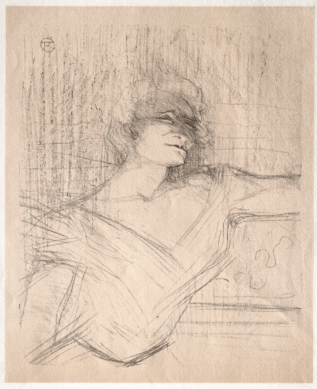 Yvette Guilbert: I klistret av Henri de Toulouse Lautrec