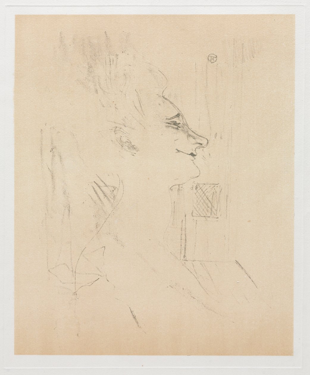 Yvette Guilbert berusad av Henri de Toulouse Lautrec