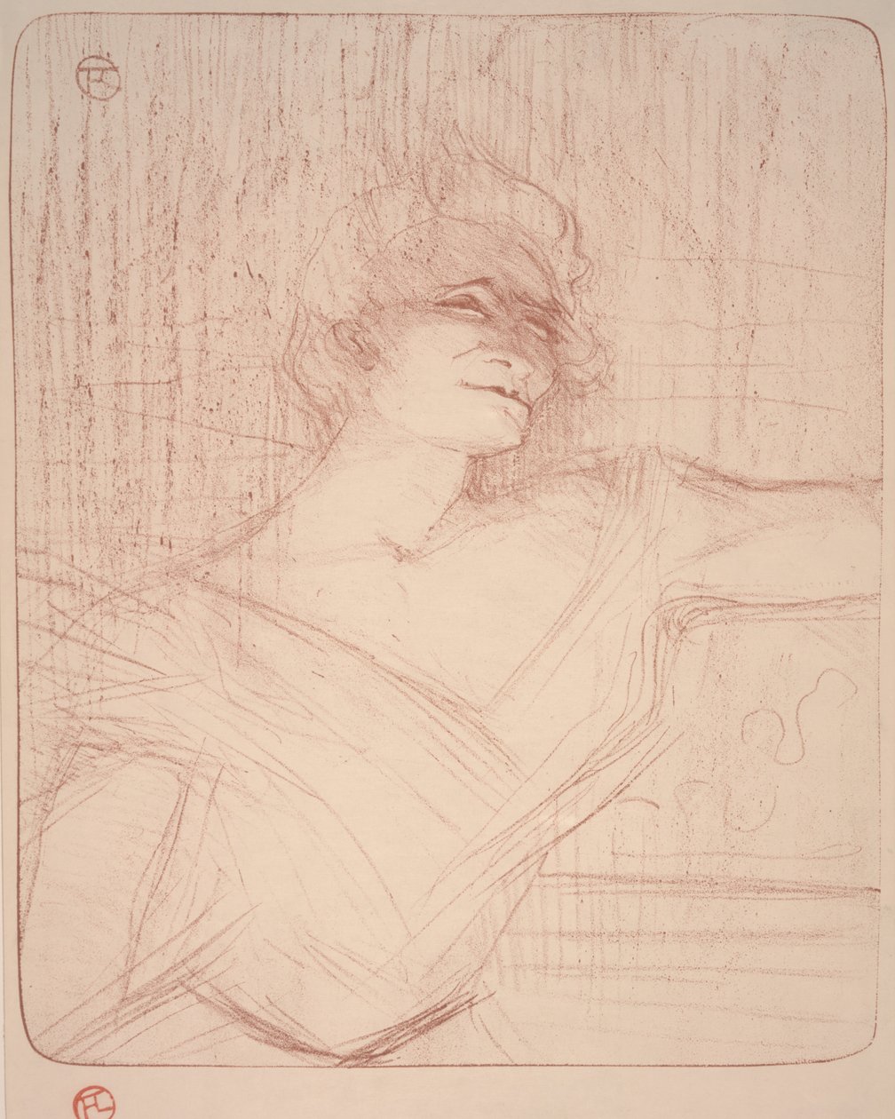 Yvette Guilbert, La Glu av Henri de Toulouse Lautrec