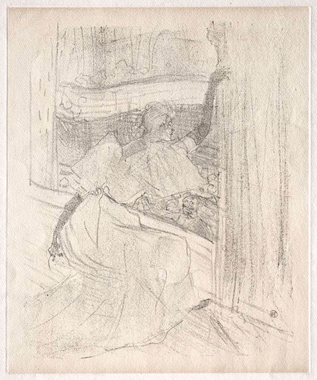 Yvette Guilbert: Hälsar publiken av Henri de Toulouse Lautrec