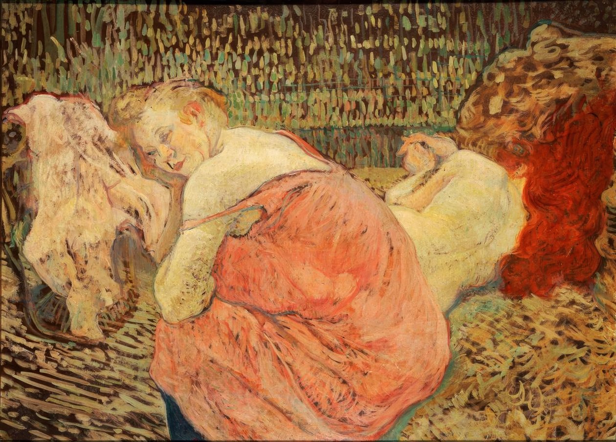 Två vänner av Henri de Toulouse Lautrec