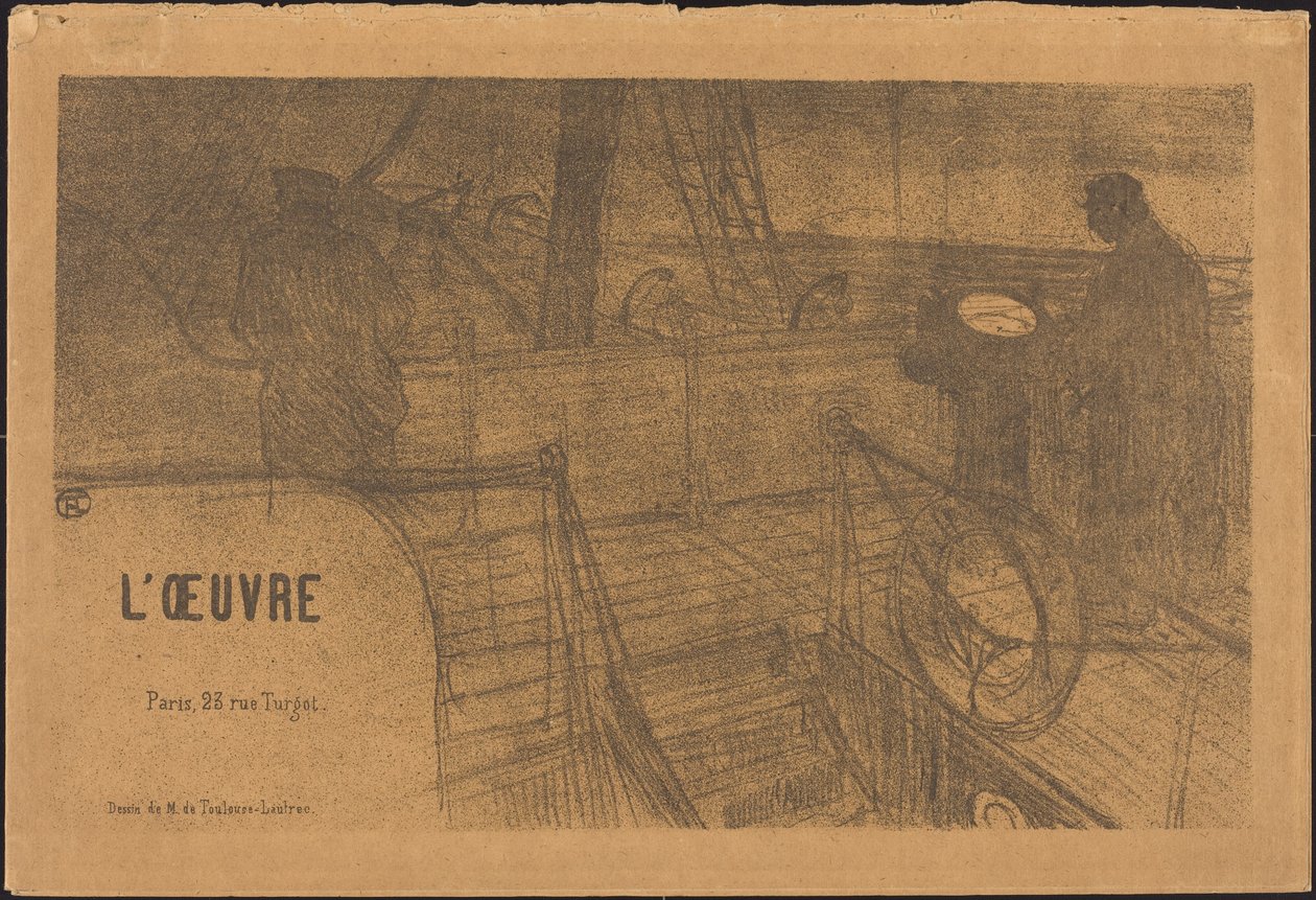 Prospekt Program för arbetet av Henri de Toulouse Lautrec, Félix Vallotton, Antonio