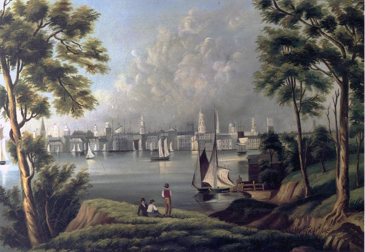 Silverstaden, 1842 av Henrietta McKenney