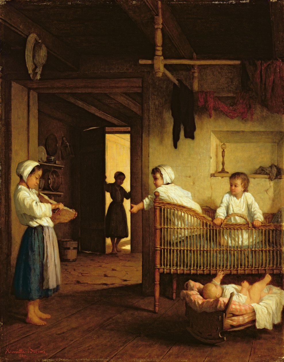 Uppfostran, 1867 av Henriette Browne