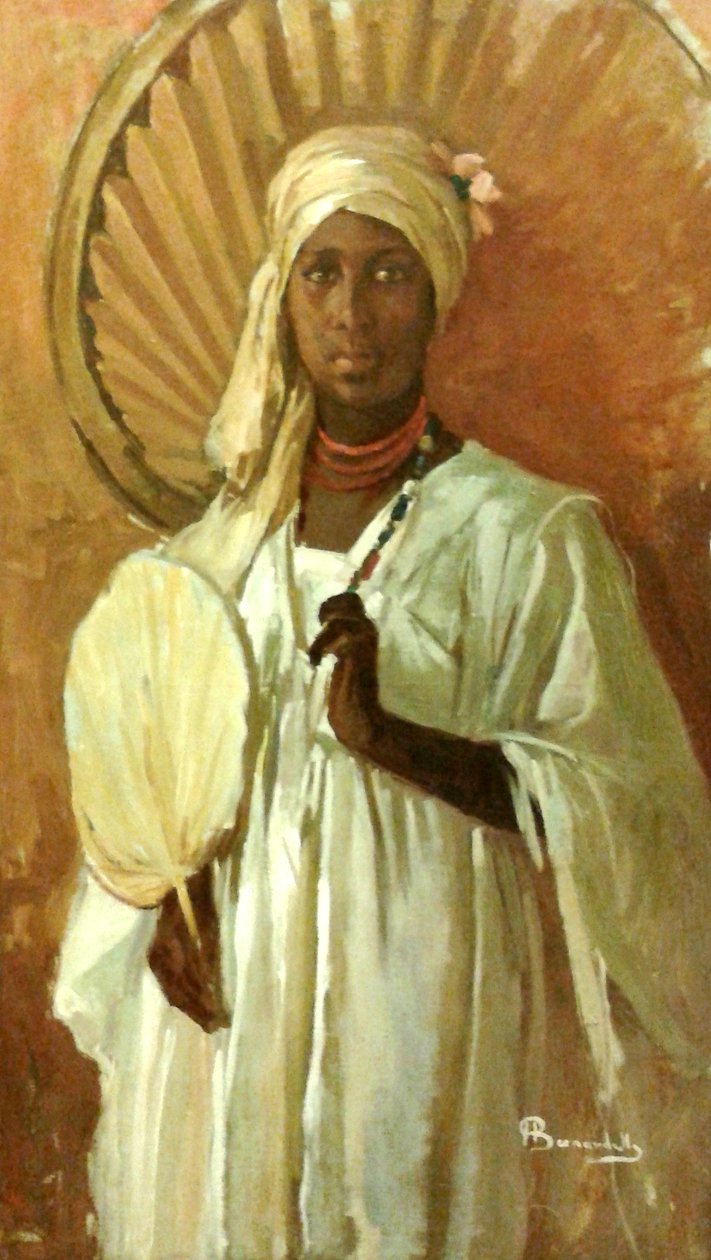 Ethiopian woman [Indian woman] av Henrique Bernardelli