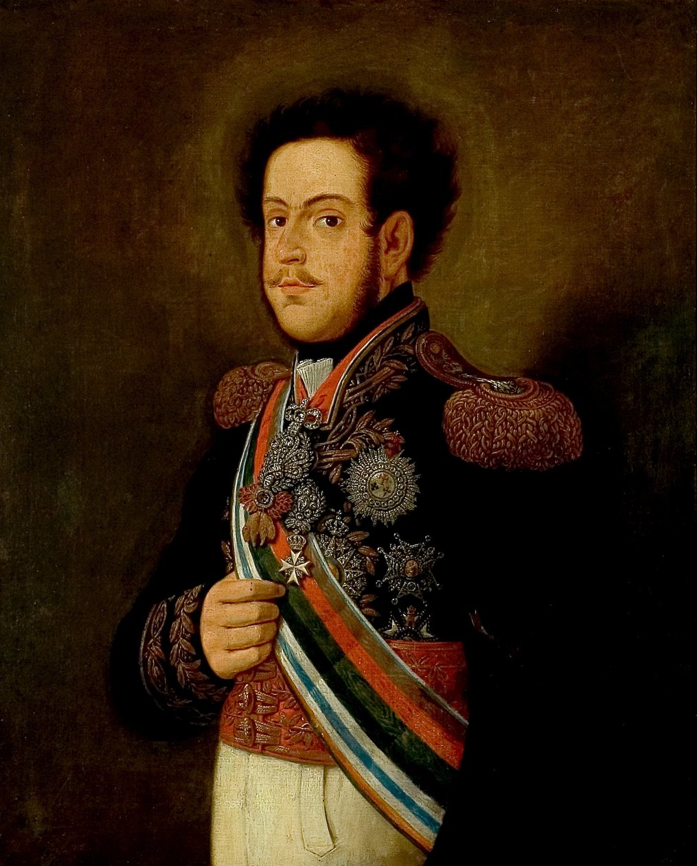 Porträtt av D. Pedro I av Henrique Jose da Silva