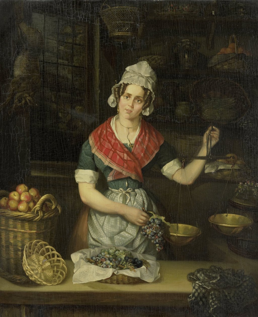 Fruktförsäljare av Henriëtta Christina Temminck