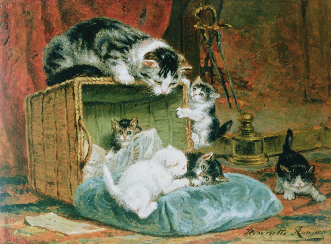 Speltid (wc på papper) av Henriëtte Ronner Knip