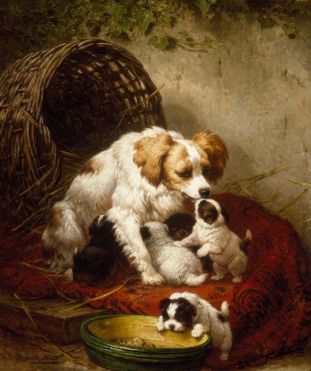 Den lyckliga familjen av Henriëtte Ronner Knip