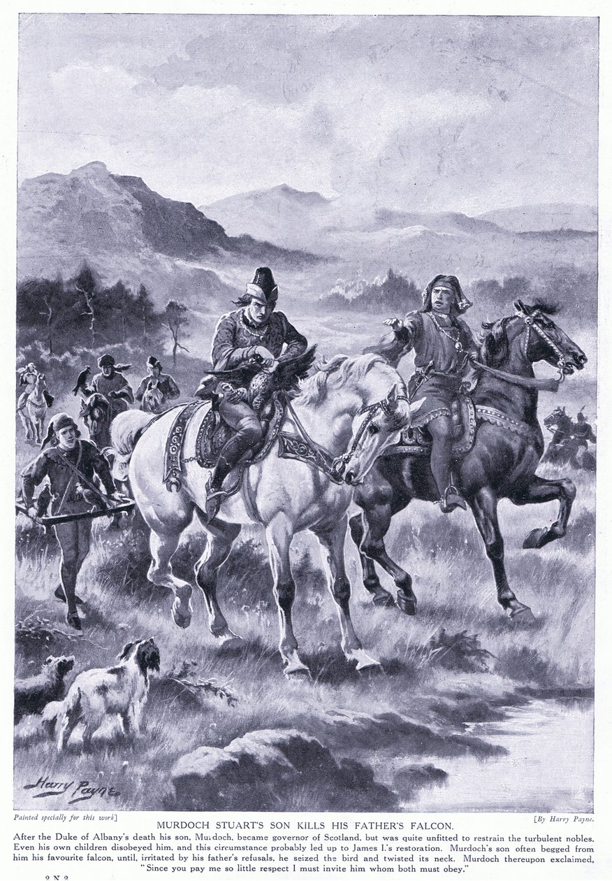 Murdoch Stuarts son dödar sin fars falk, 1920-talet av Henry A. Payne