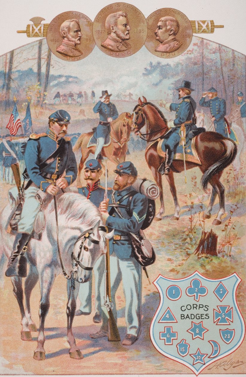 Federala uniformer under det amerikanska inbördeskriget (1861-65) av Henry Alexander Ogden