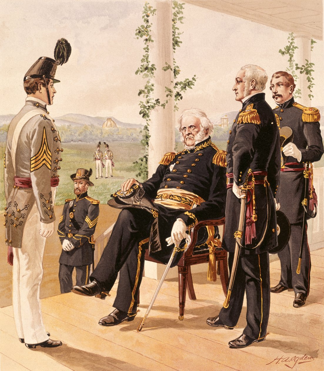 Uniforms of the American army, 1858-61, utgiven av G.H. Buek and Company, 1885 av Henry Alexander Ogden