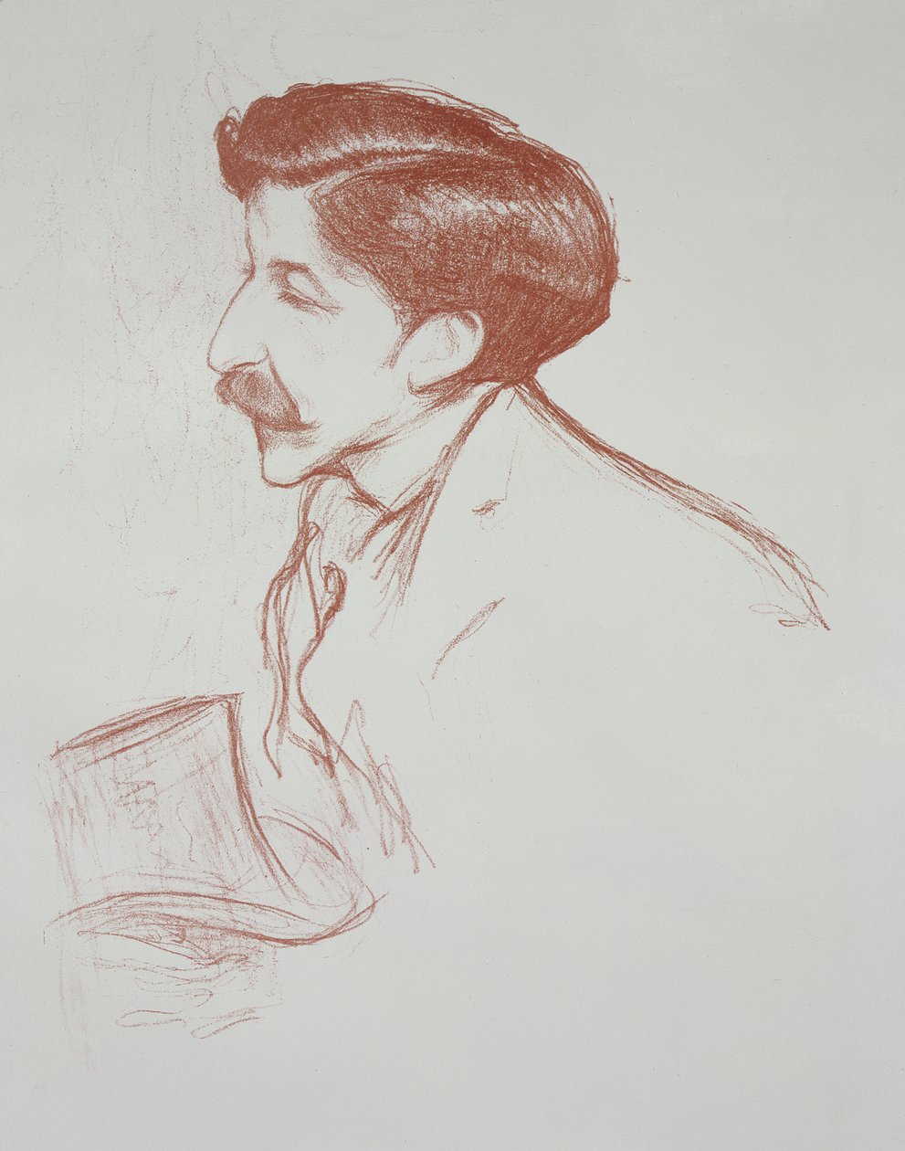 Pierre Louys (1870-1925) från "Tetes et Pensees" 1901 av Henry Bataille