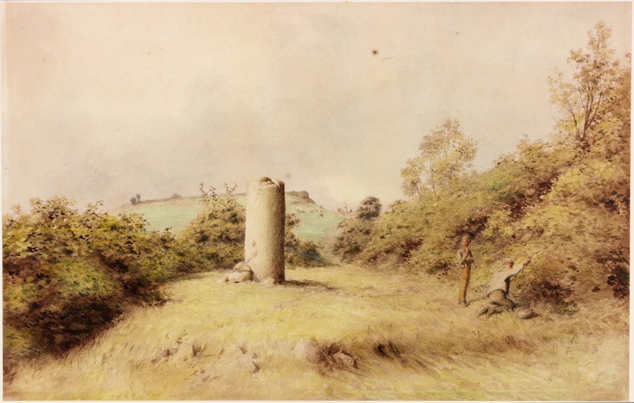 Chesterholm (bodycolour) av Henry Burdon Richardson