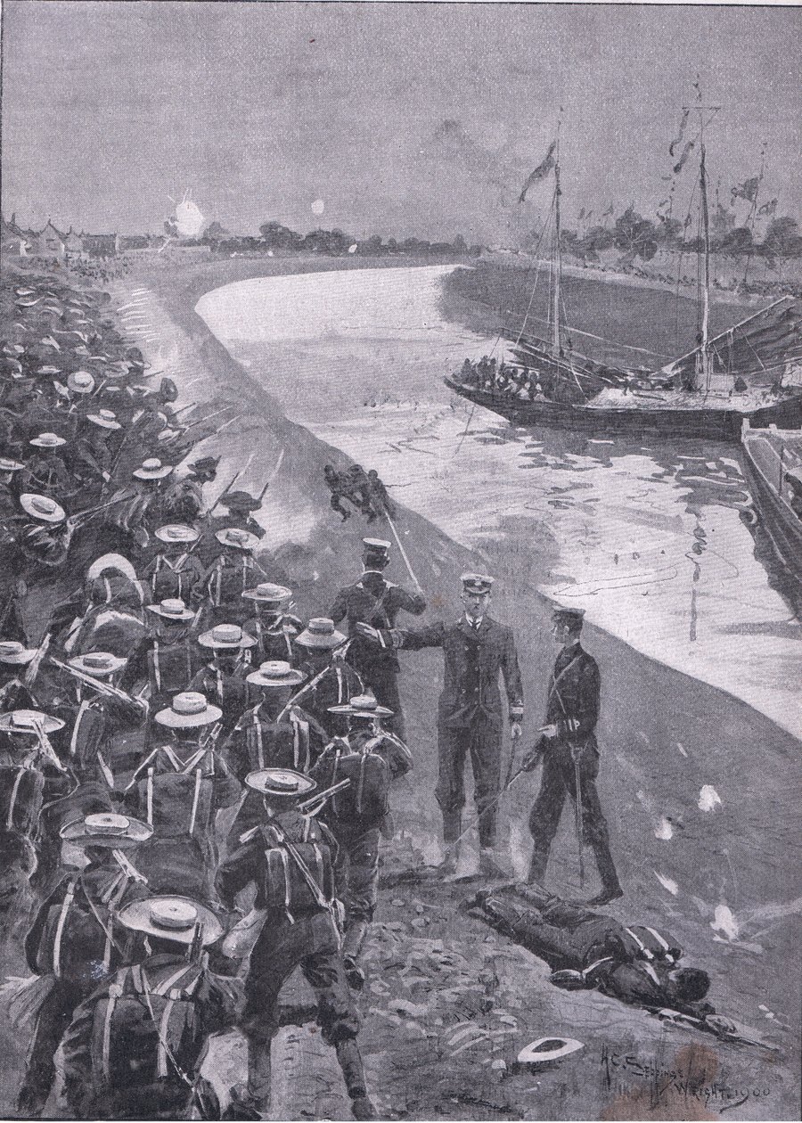 Amiral Seymours drar sig tillbaka på Tientsin av Henry Charles Seppings Wright