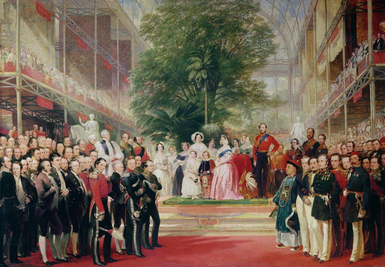 Öppnandet av den stora utställningen, 1851-52 av Henry Courtney Selous
