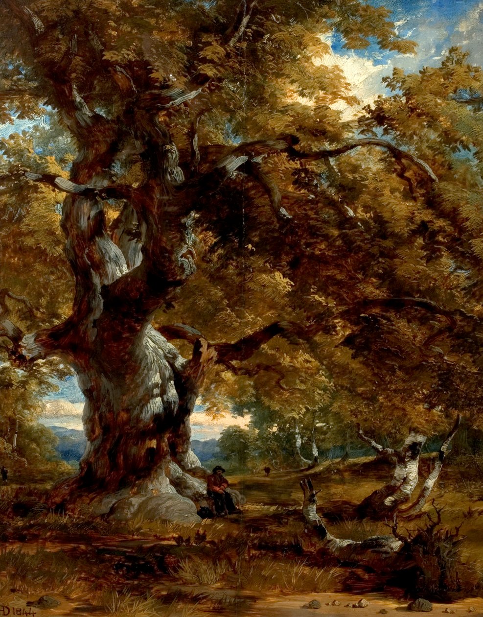 Major Oak, 1844 av Henry Dawson