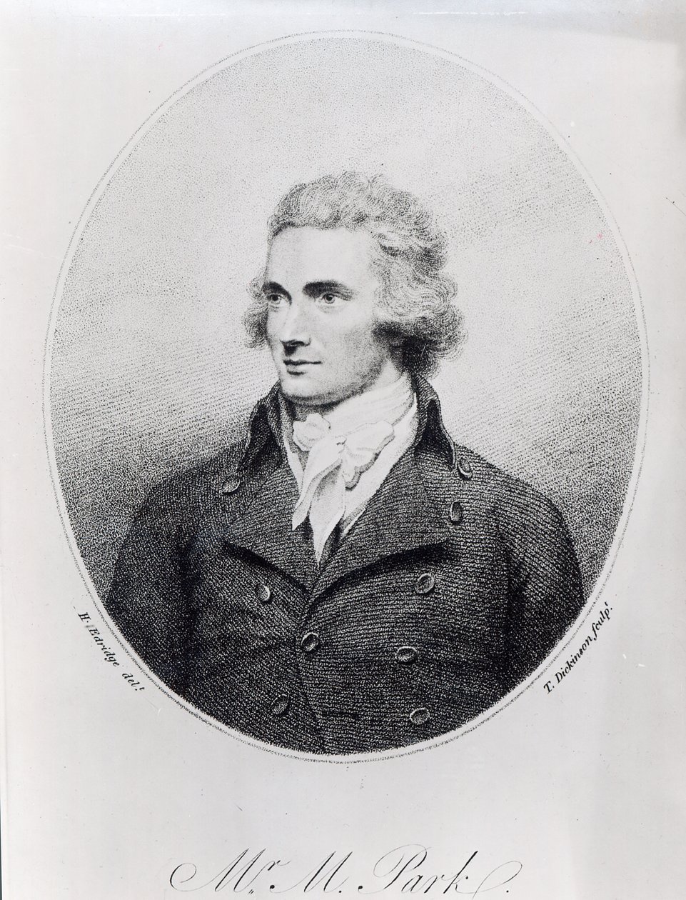 Mungo Park, graverad av T. Dickinson av Henry Edridge