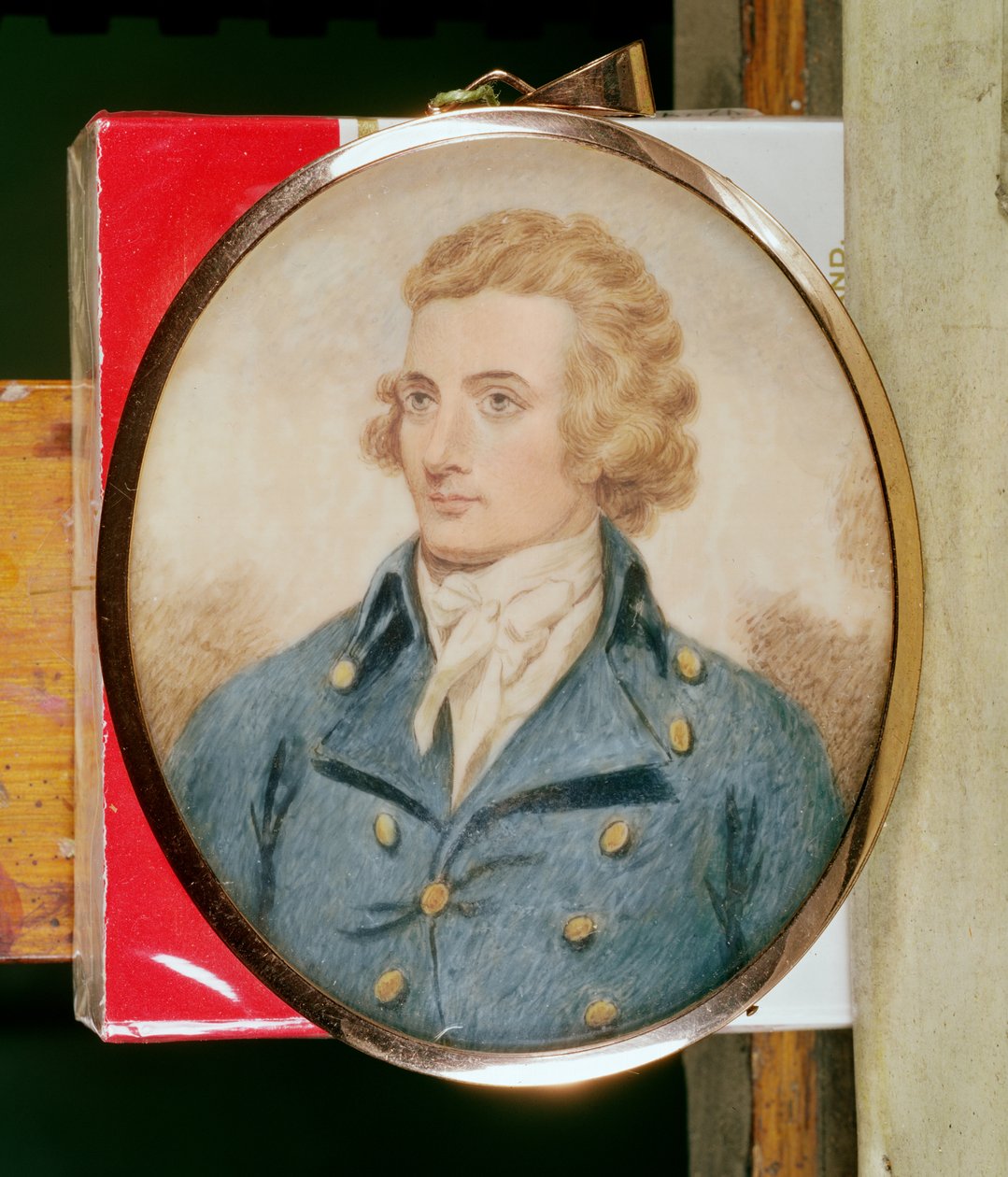 Porträtt av Mungo Park (1774-1806) c.1797 (wc och kroppsfärg på elfenben) av Henry Edridge