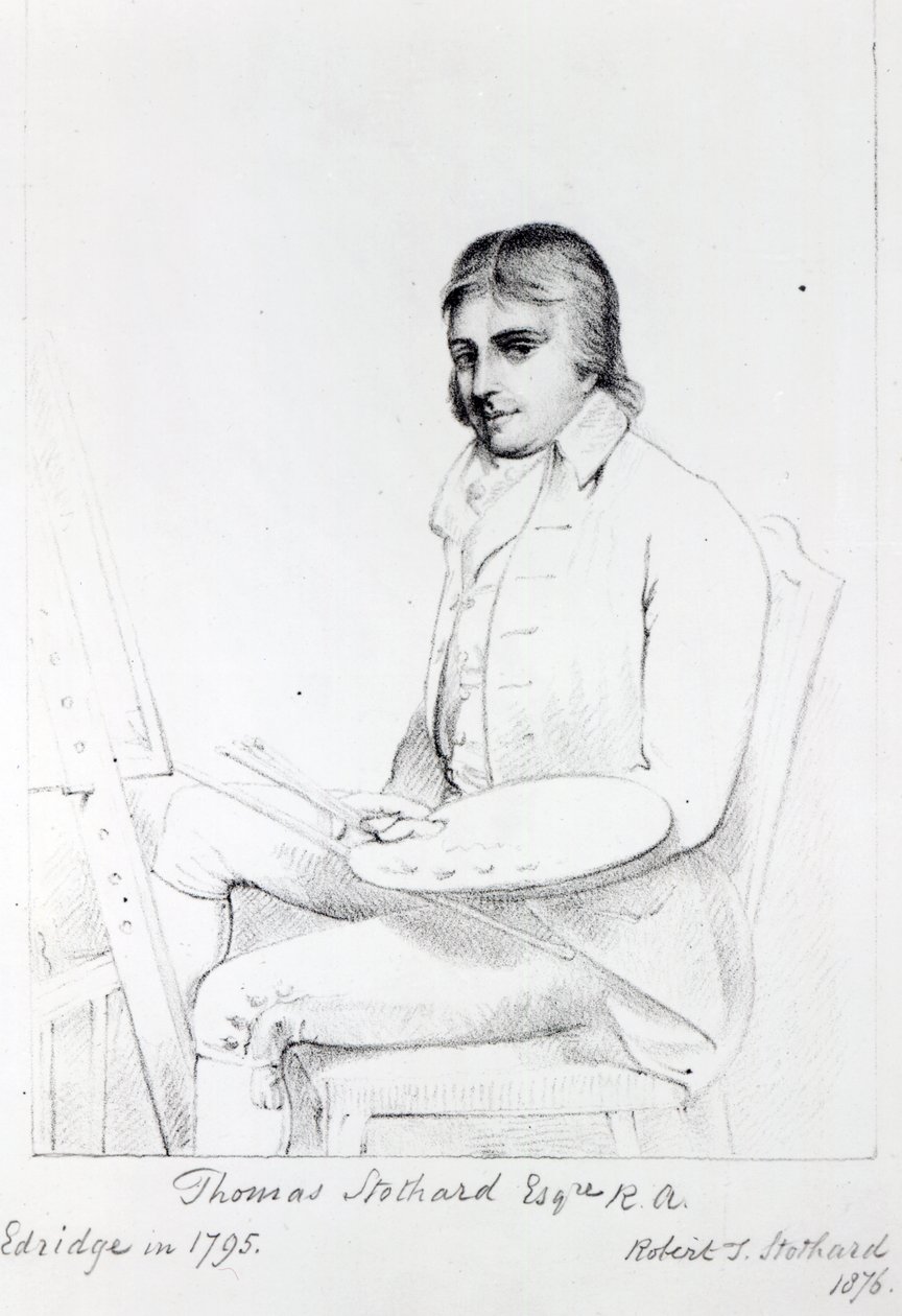 Thomas Stothard Esq. RA, graverad av Robert J. Stothard, 1876 av Henry Edridge