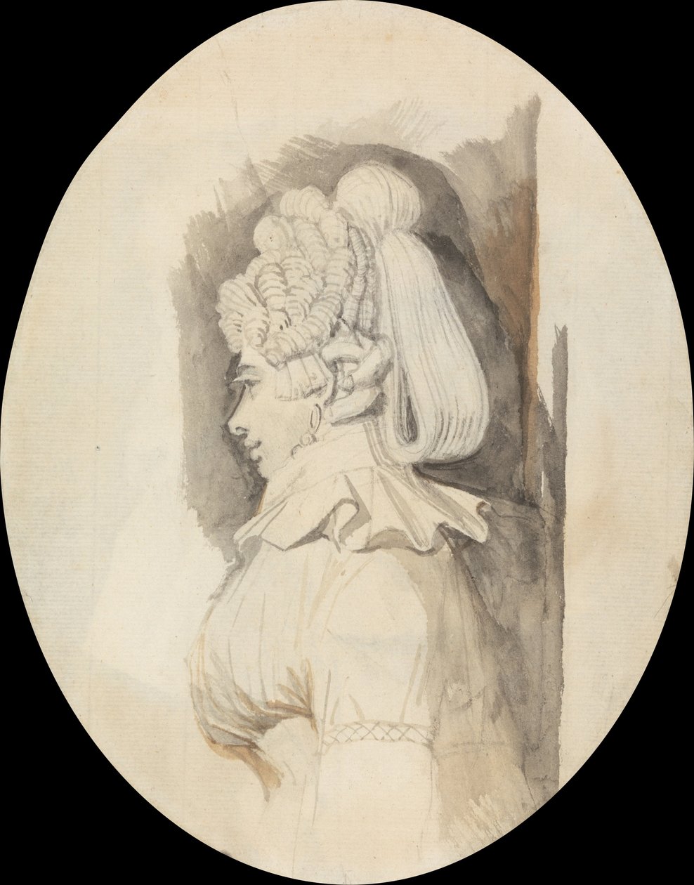 Study of a Lady av Johann Heinrich Füssli