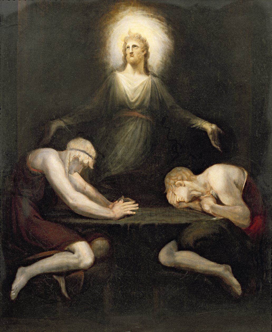 Kristi framträdande i Emmaus, 1792 av Johann Heinrich Füssli