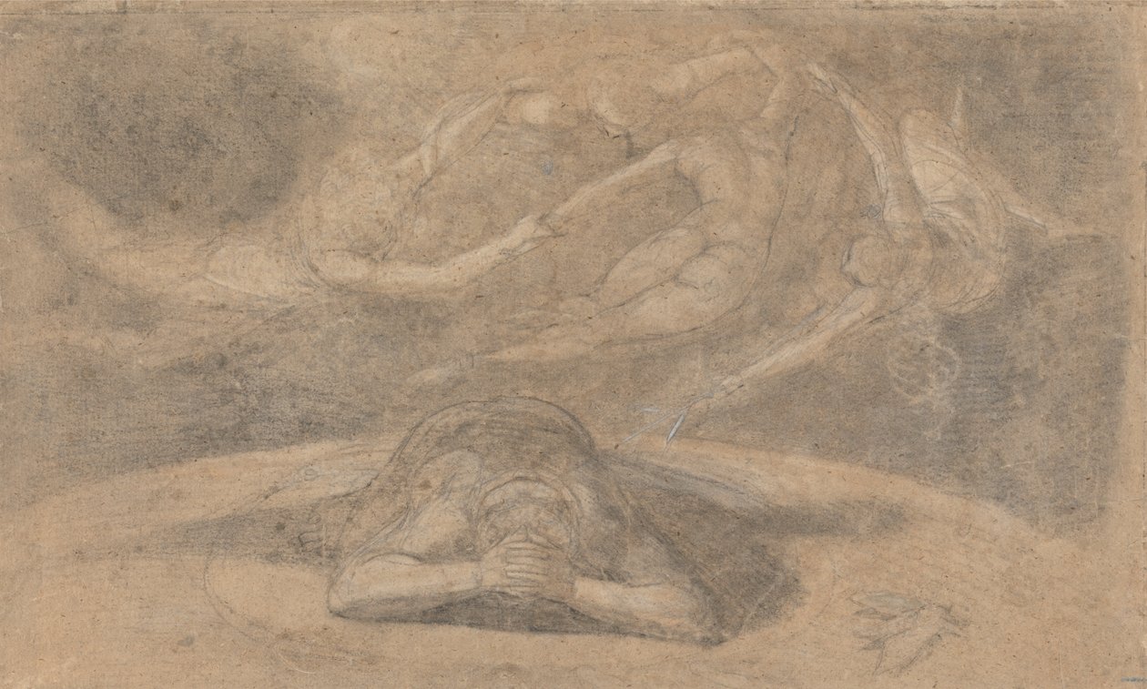 Böndernas dröm, Paradise Lost, Book 1, 781-8 av Johann Heinrich Füssli